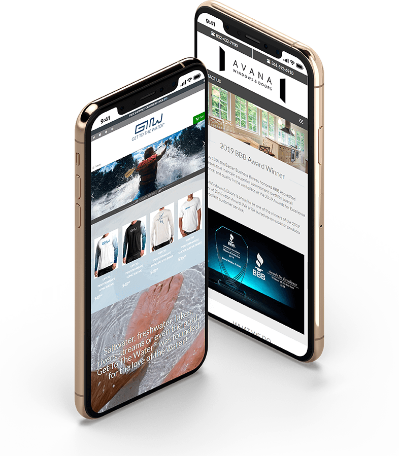 Mobile website design