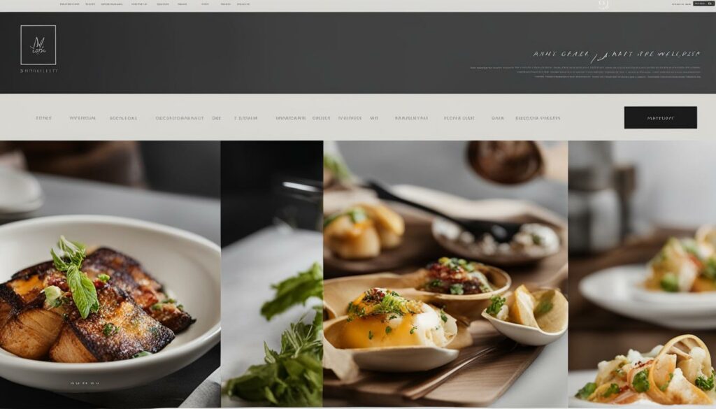 Minimalist Web Design for Restaurants